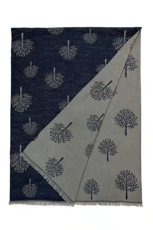 Reversible Woodland Tree Print Scarf image 3