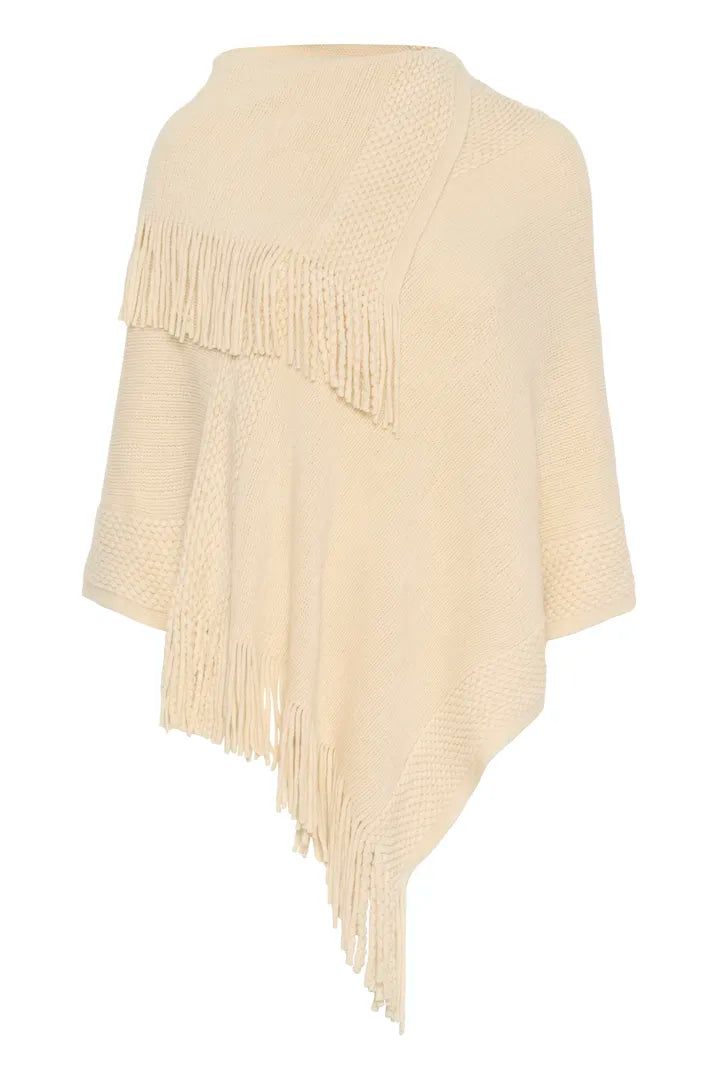 Sivas Knit Poncho, Birch image 4