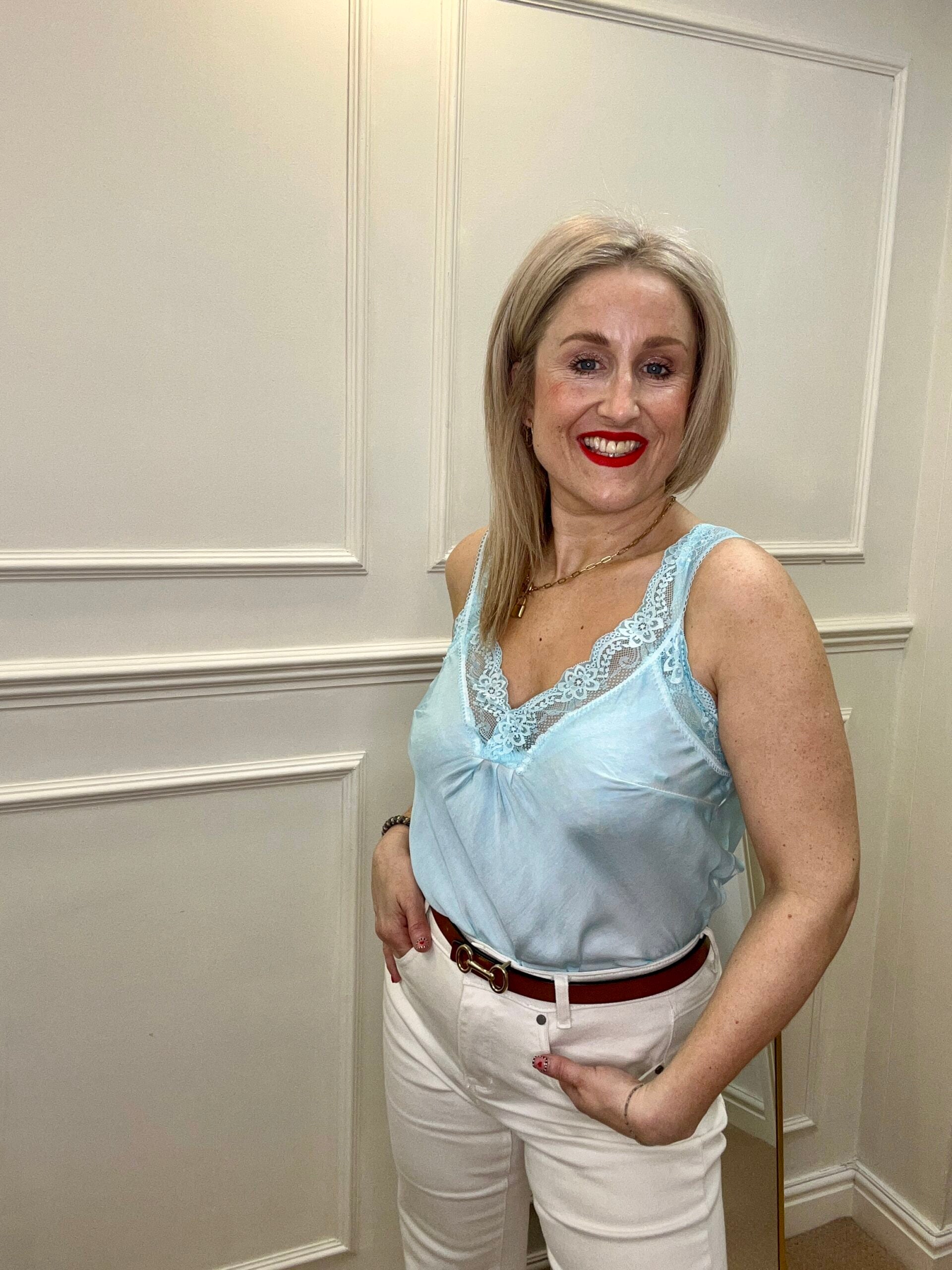 Ali Camisole, Turquoise image 1