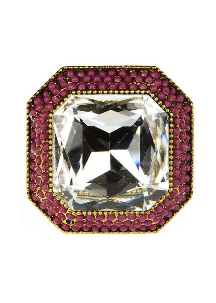 Statement Crystal Ring image 0