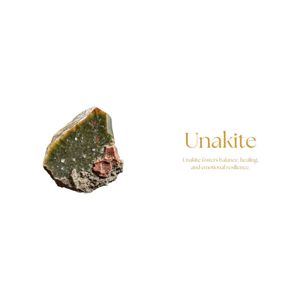 Stone Dot Ring, Unakite image 1