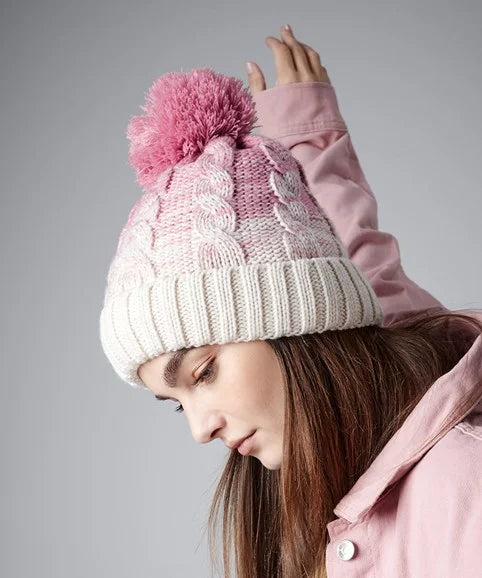 Carrie Pompom Hat, Pink Cream image 2