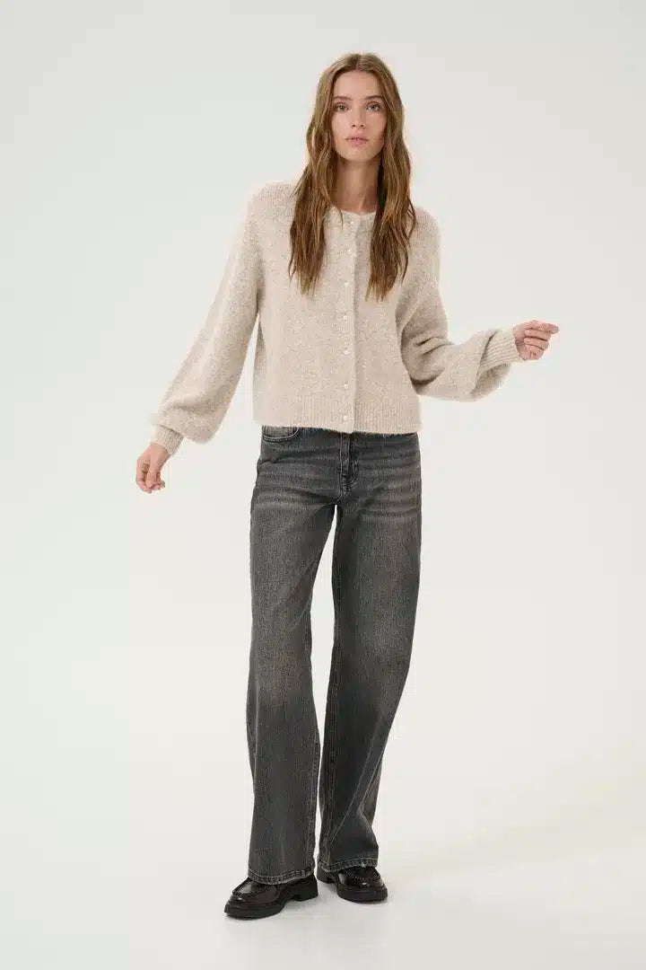 Ellie Cardigan, Feather Grey Melange image 1
