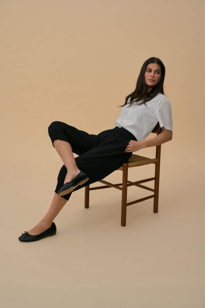 Charlott Harem Short Pants, Pitch Black image 3