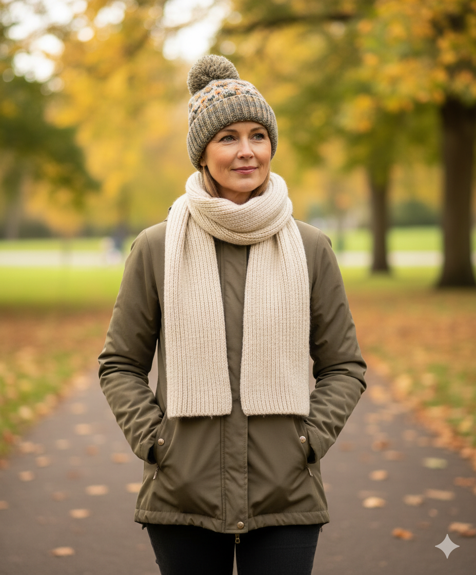Blizzard Pompom Hat, Forest Fusion image 0