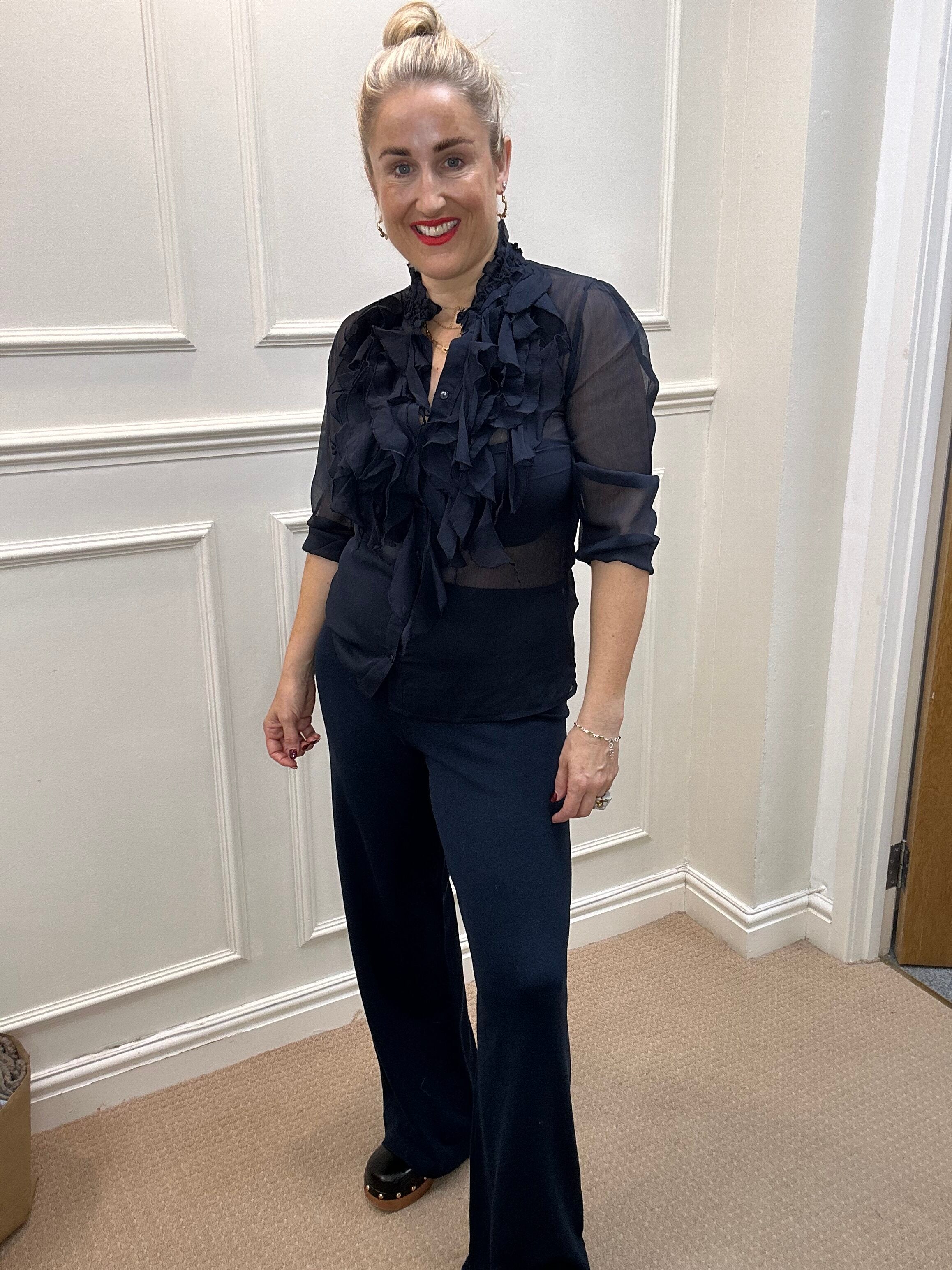 Orla Trouser, Navy Blazer image 0