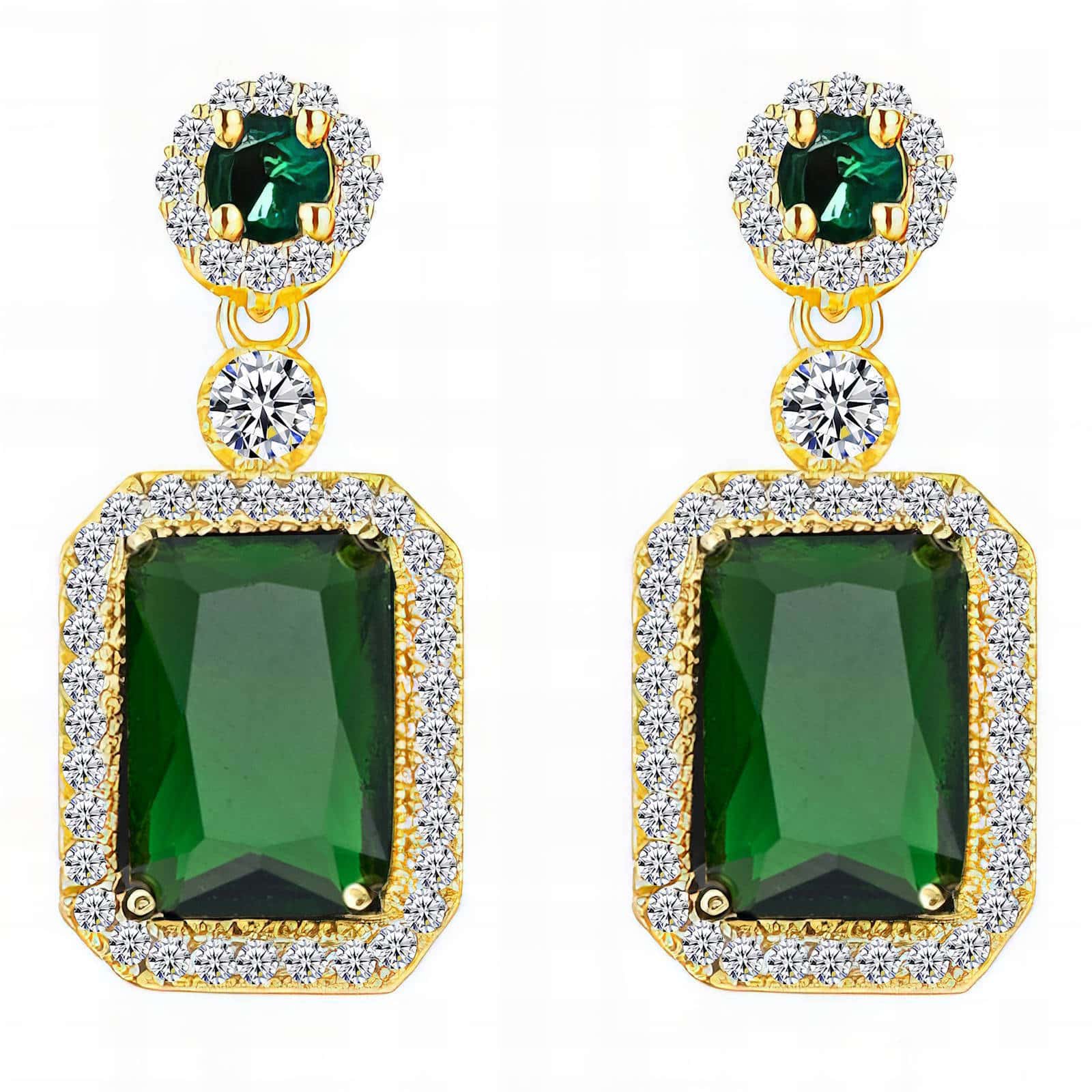 Gold-plated Emerson Drop Earrings image 0