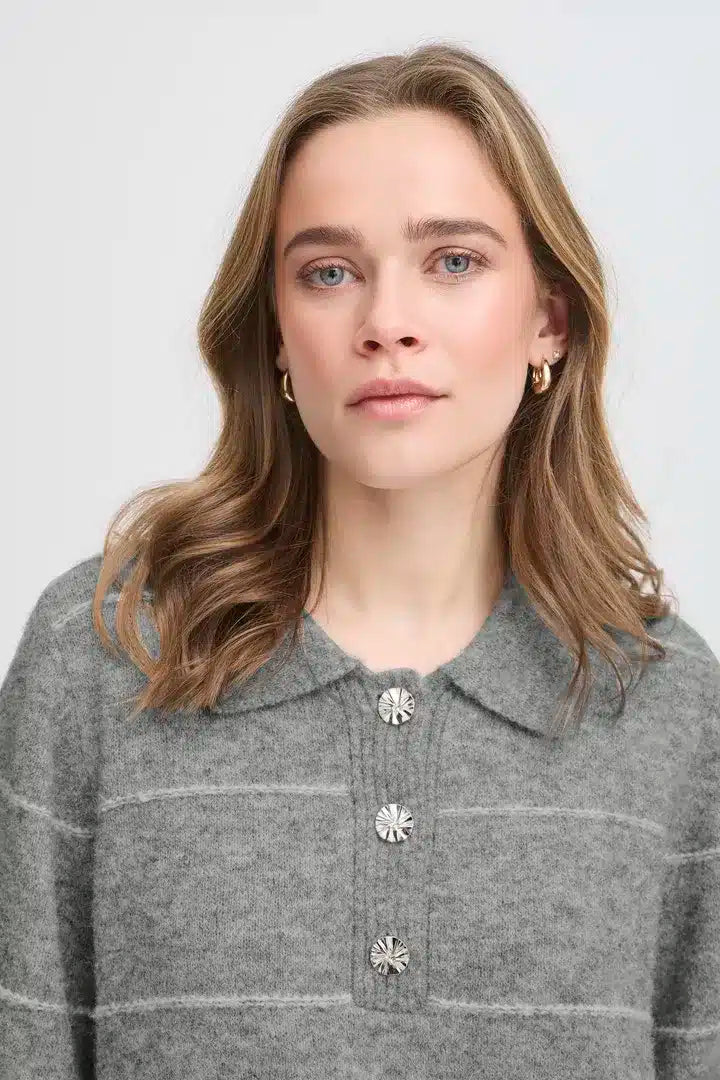 Kendra Pullover, Asphalt Melange image 3