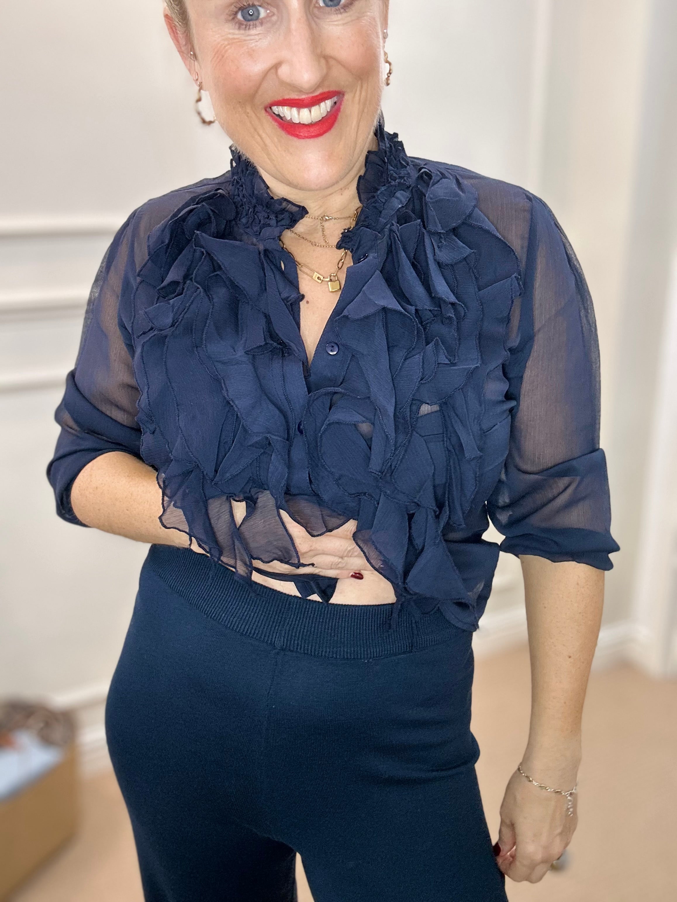Orla Trouser, Navy Blazer image 1