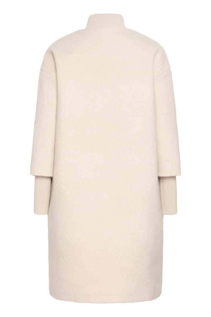 Edella Wool Mix Coat, Limestone Melange image 3