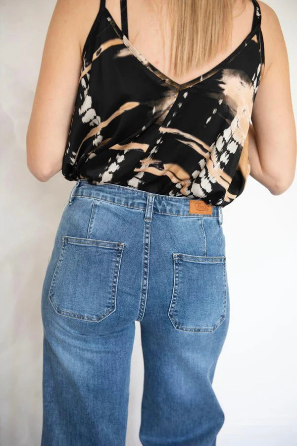 Rowan Jean - Wide Leg, Mid-Wash image 1