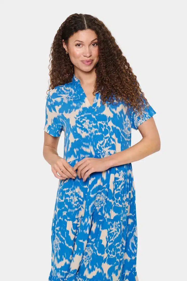 Eda Maxi Dress, Campanula Water Blooms image 0