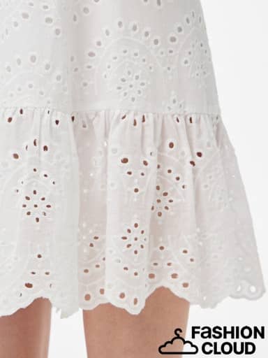 Vilde Strap Dress, Bright White image 4