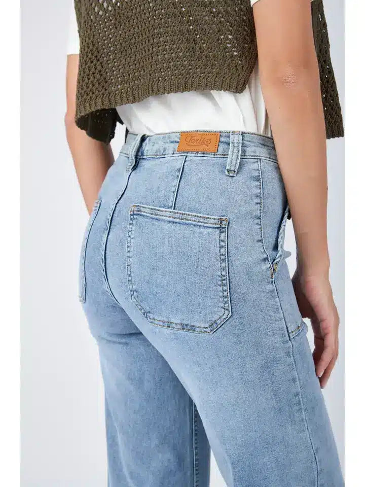 Rowan Jean - Wide Leg, Pale Wash image 4