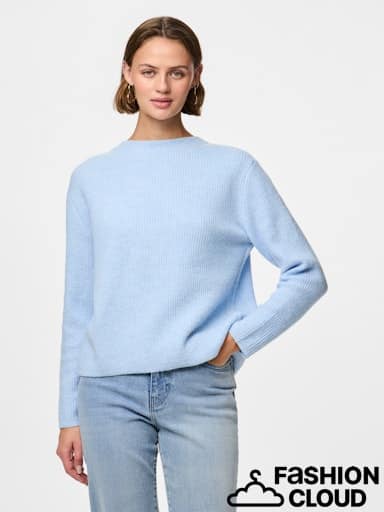 Tilly Tie Knit, Cashmere Blue image 4