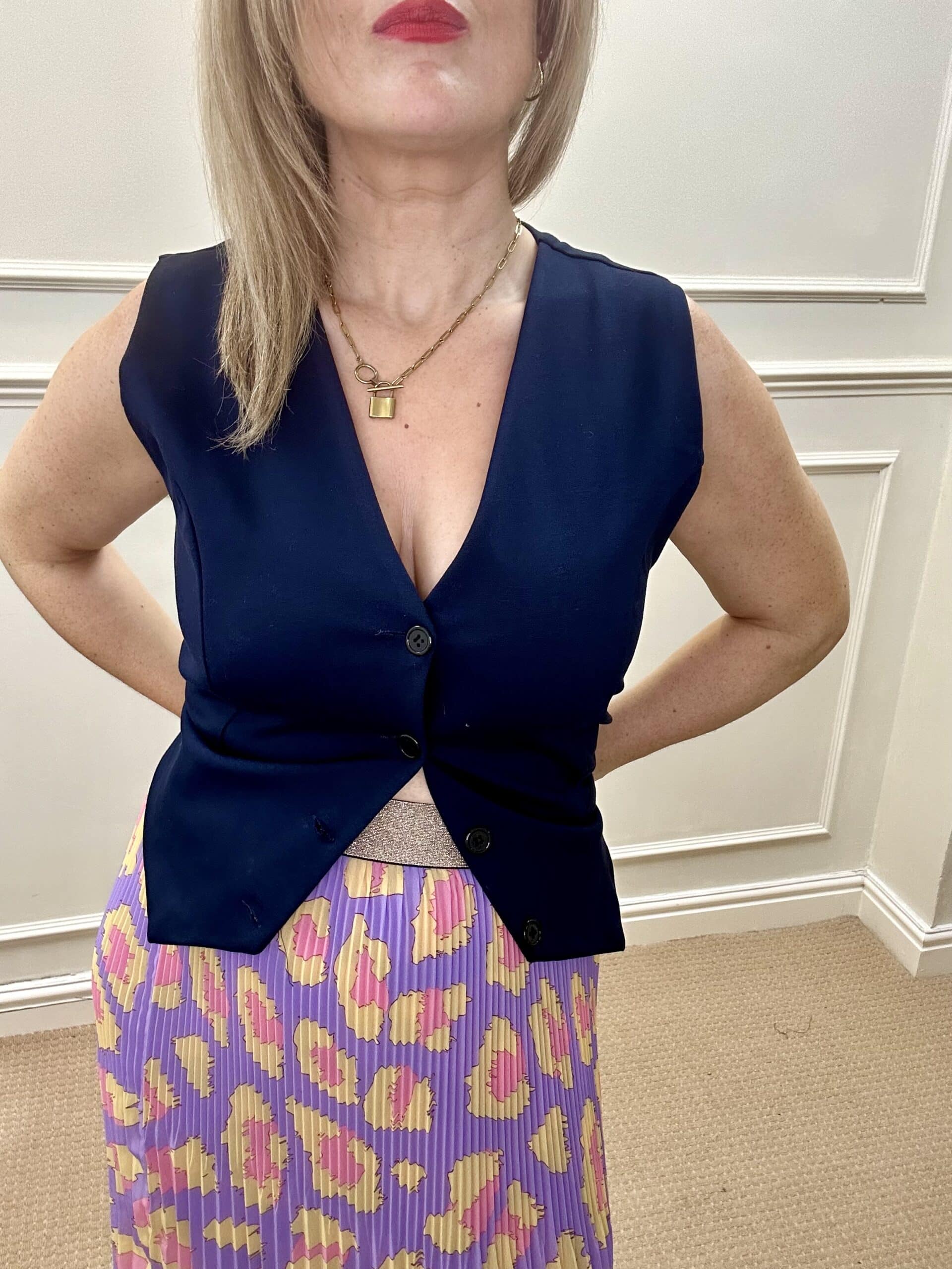 Lana Skirt, Floral Leopard print image 1