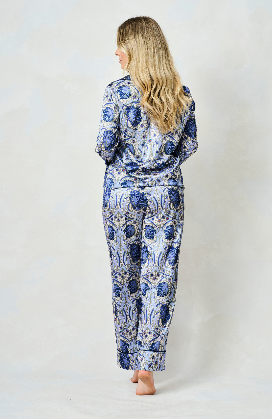 Izzy Satin Pyjamas, William Morris print image 4