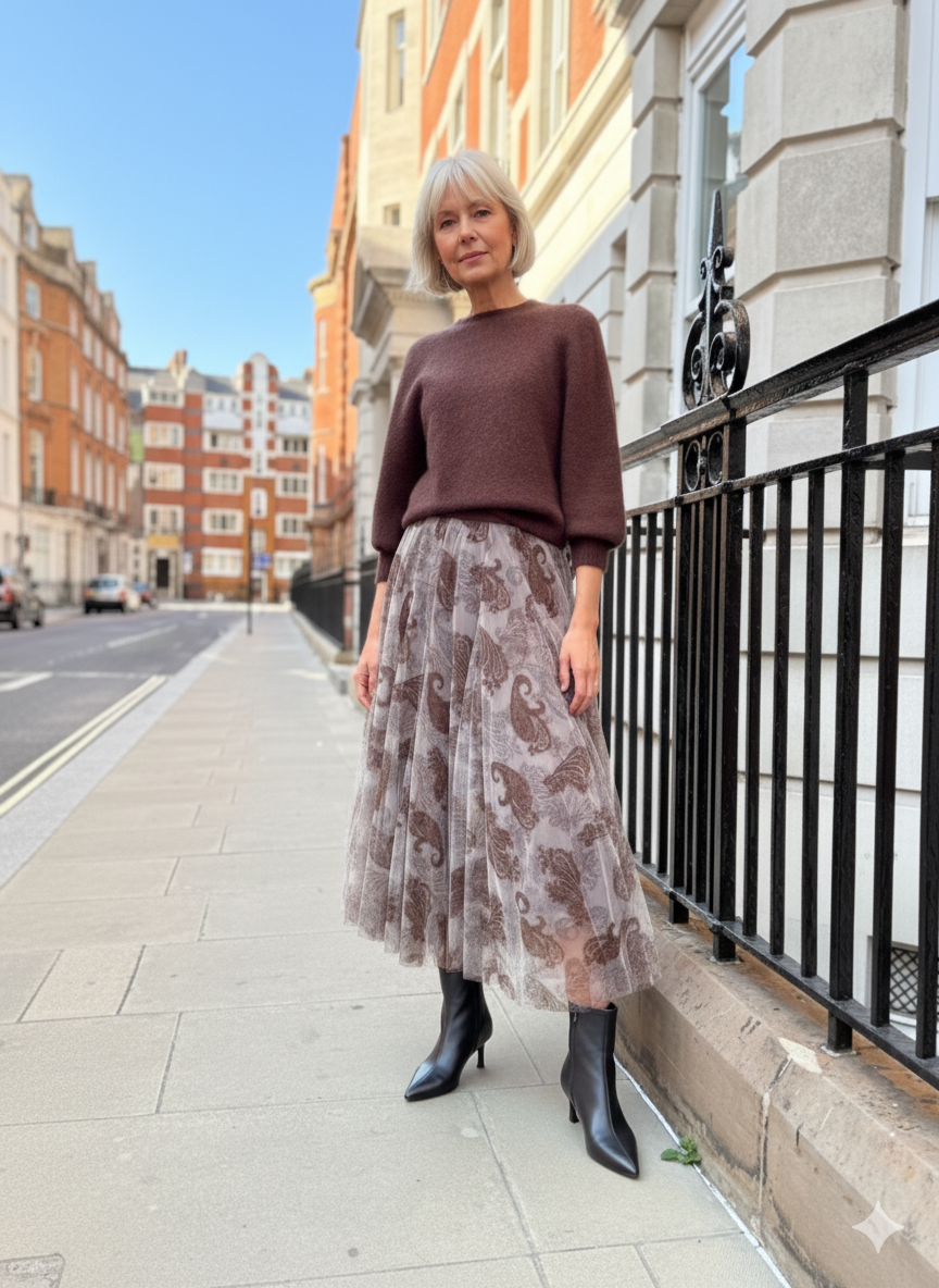 Isabelle Sweater, Chocolate Brown image 0
