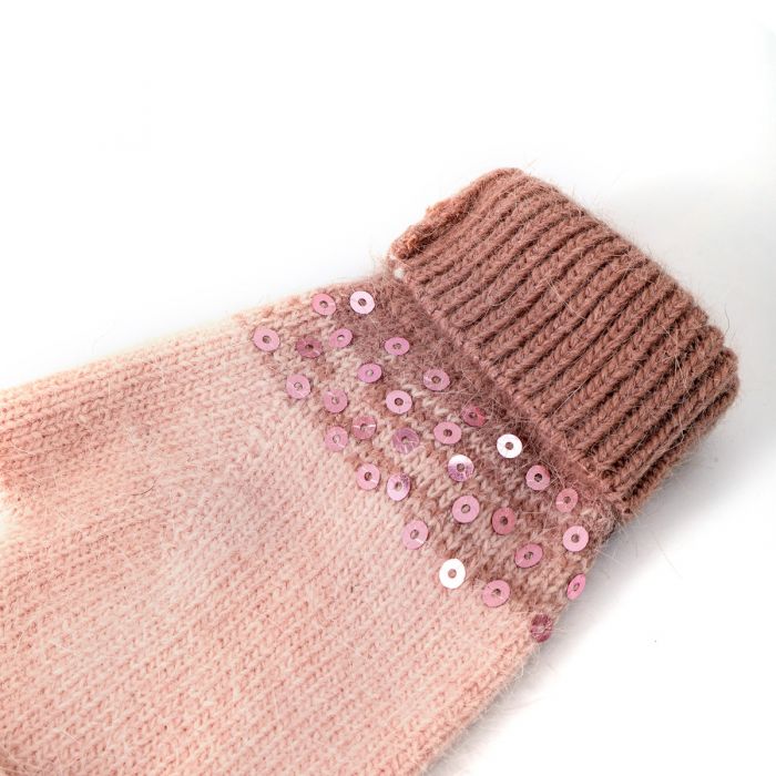 Sequin Handwarmers, Blush Pink image 2
