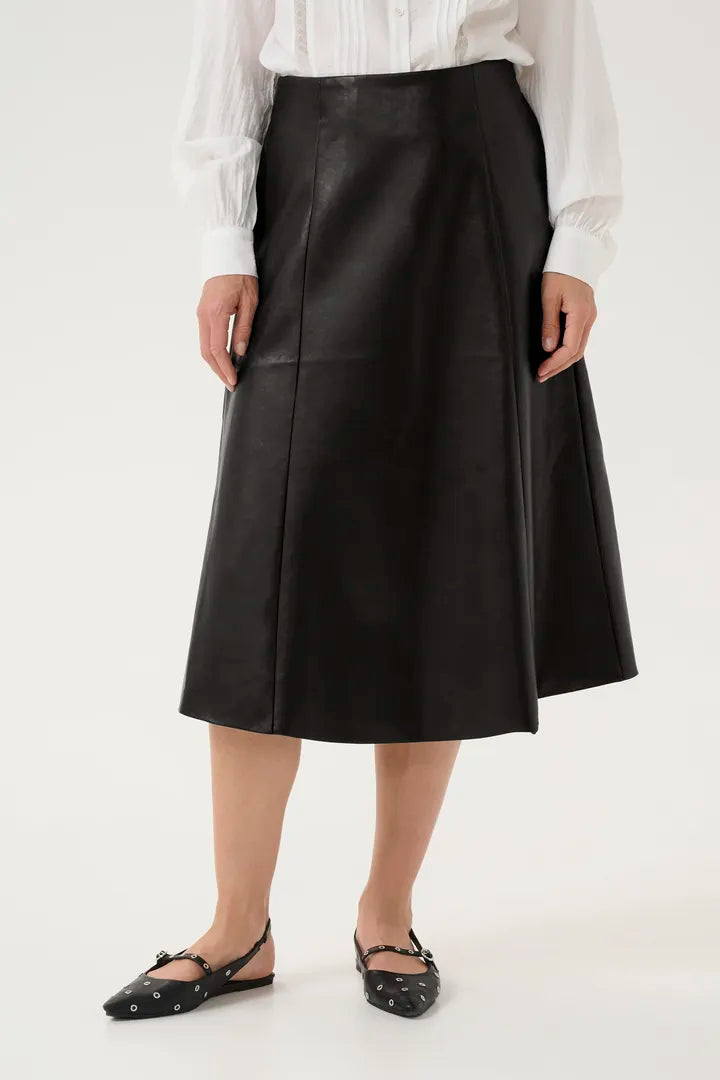 Paloma Skirt, Pitch Black image 2
