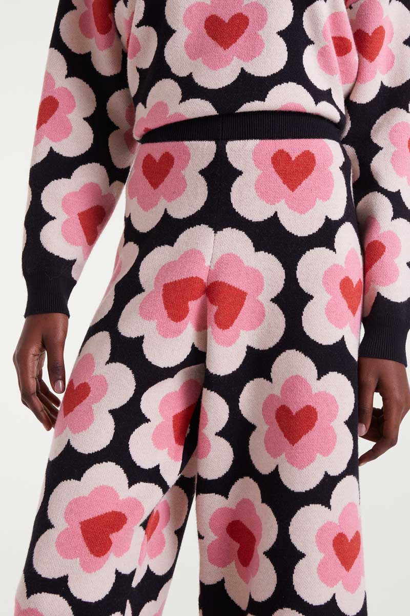Sofia Jacquard Fabric Trouser, Sweetheart design image 4