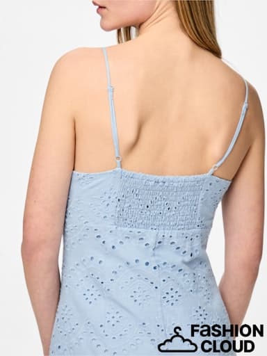 Vilde Strap Dress, Cashmere Blue image 4