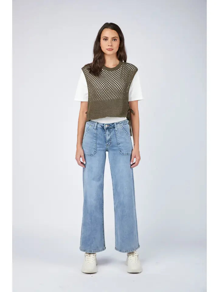 Rowan Jean - Wide Leg, Pale Wash image 2