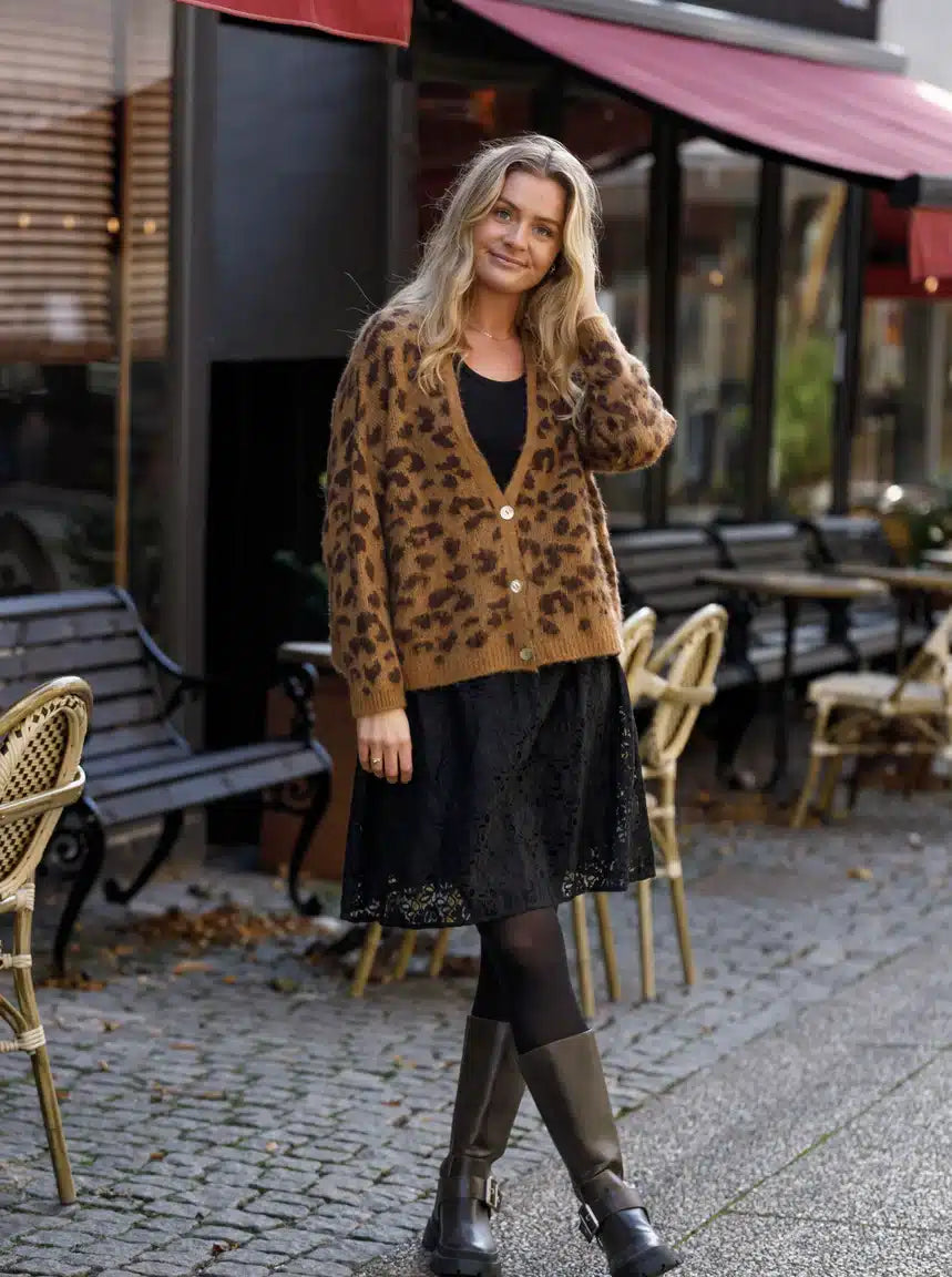 Minnie Leo Cardigan, Camel image 0