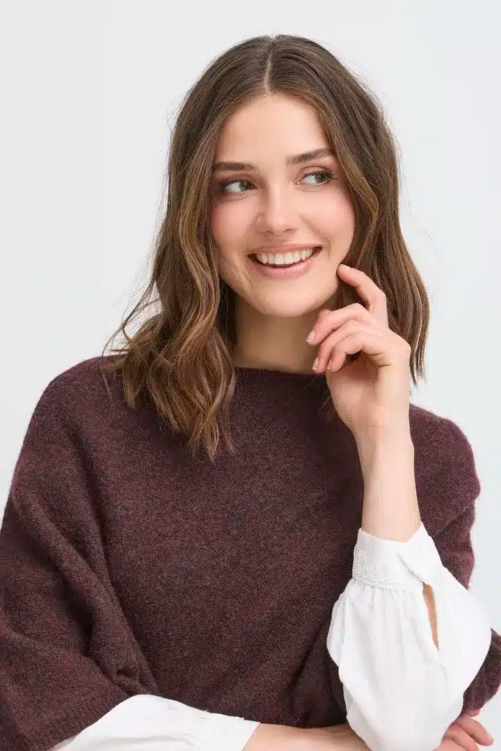 Sanny Poncho, Fudge melange image 1
