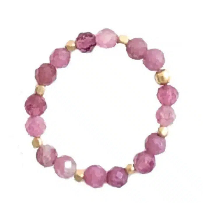 Stone Dot Ring, Pink Tourmaline image 0
