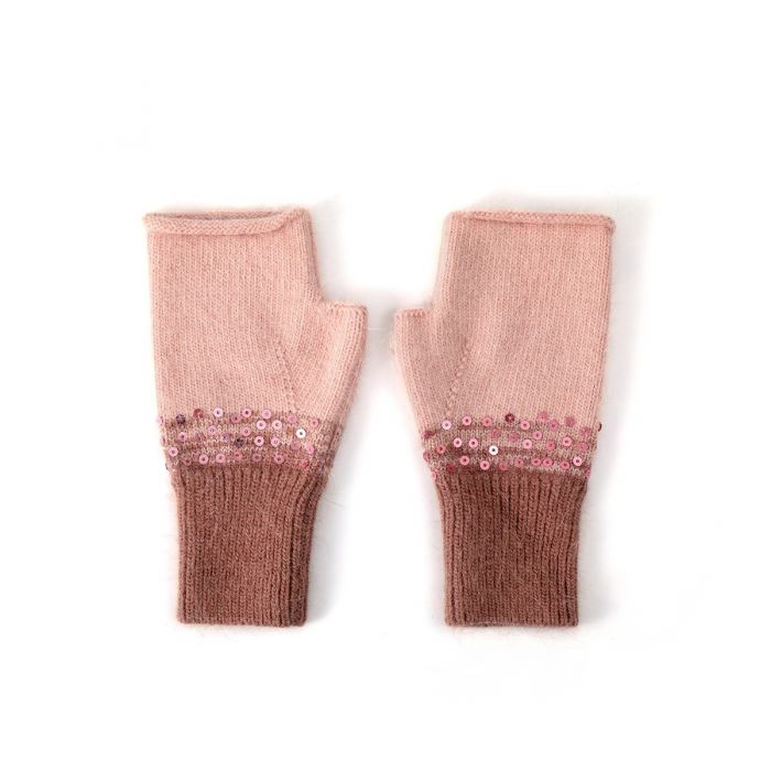 Sequin Handwarmers, Blush Pink image 0