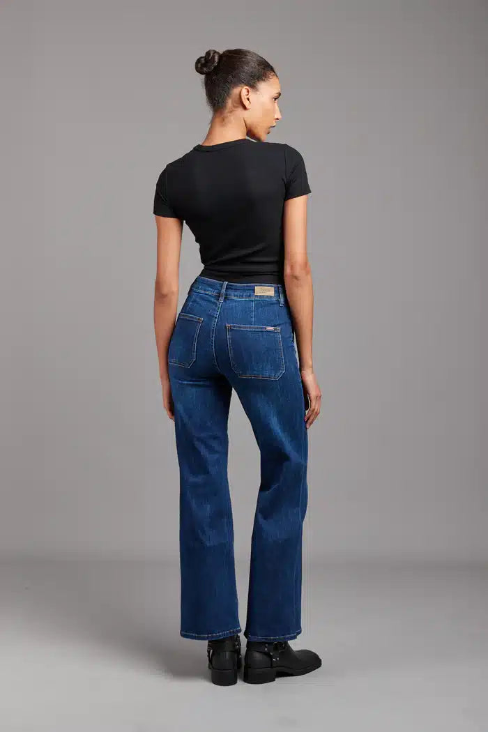 Rowan Jean - Wide Leg, Dark Indigo image 2