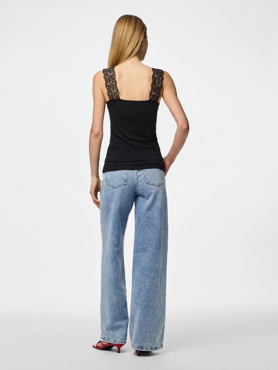 Barbera Lacy Top, Black image 2