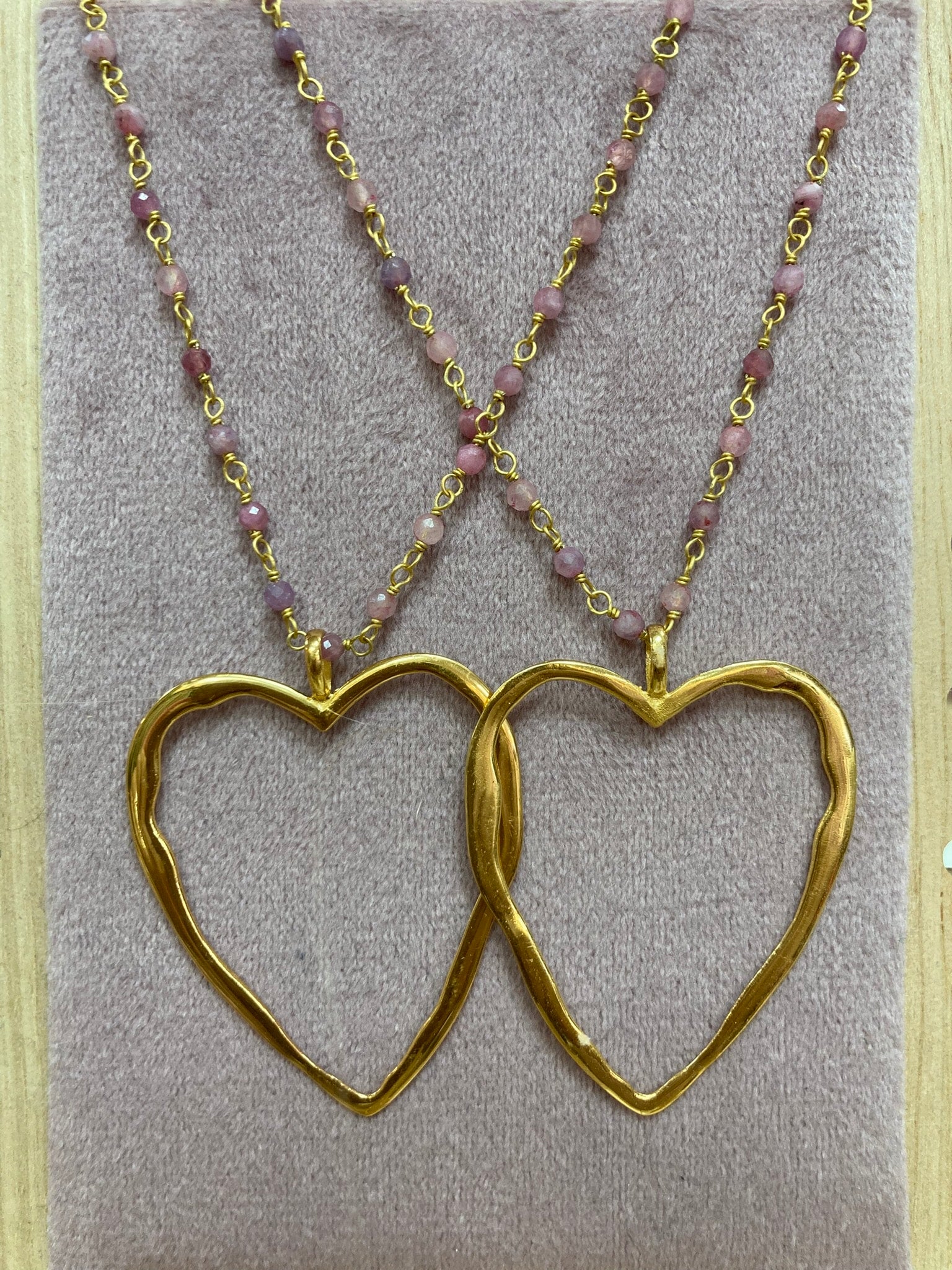 Big Love Necklace, Pink Tourmaline image 2