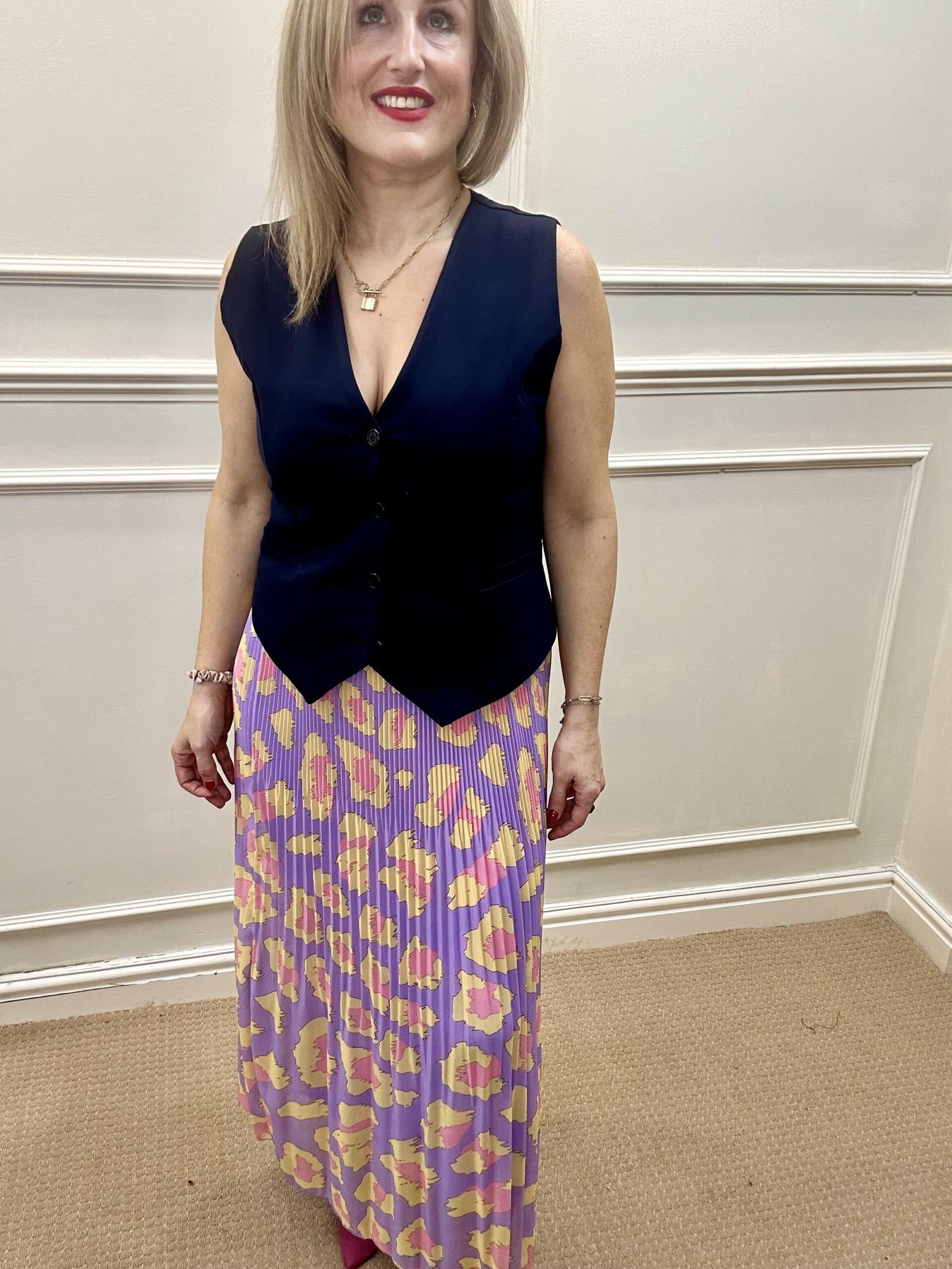 Lana Skirt, Floral Leopard print image 0
