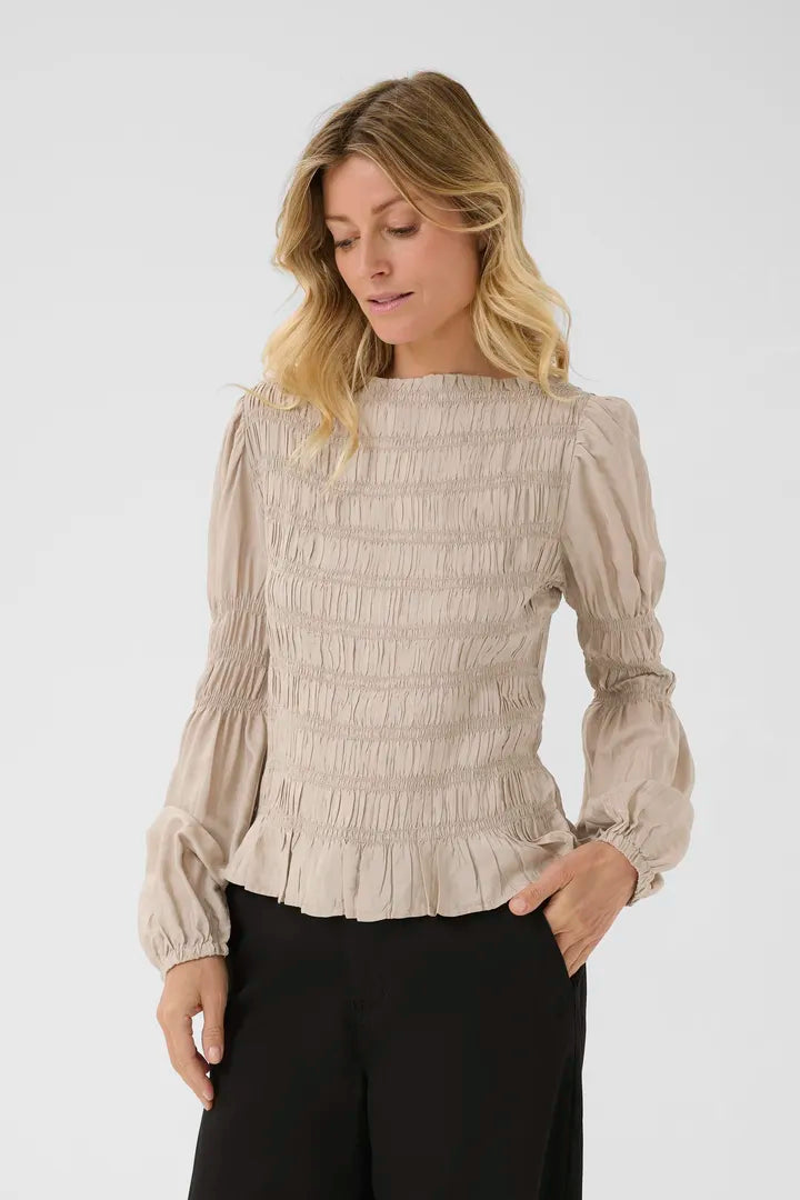 Henva Blouse, Cobblestone image 0
