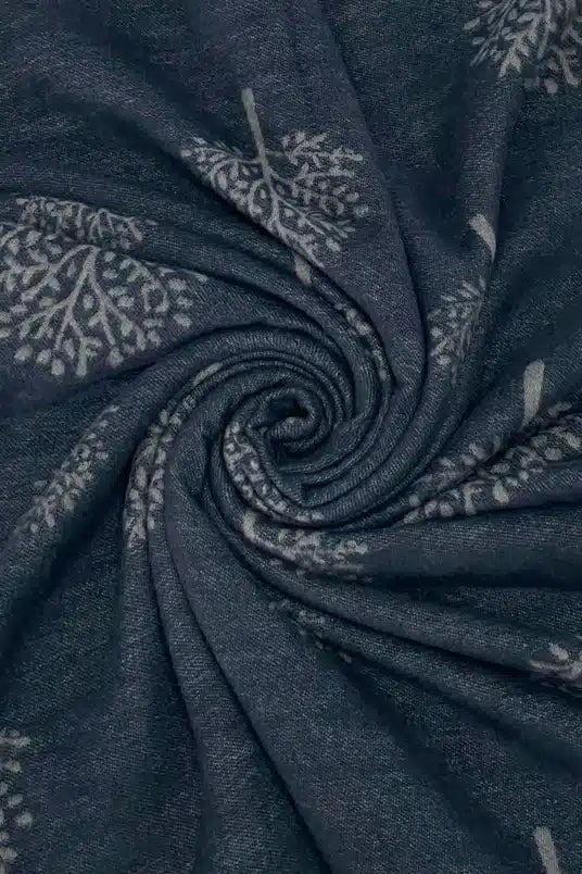 Reversible Woodland Tree Print Scarf image 2