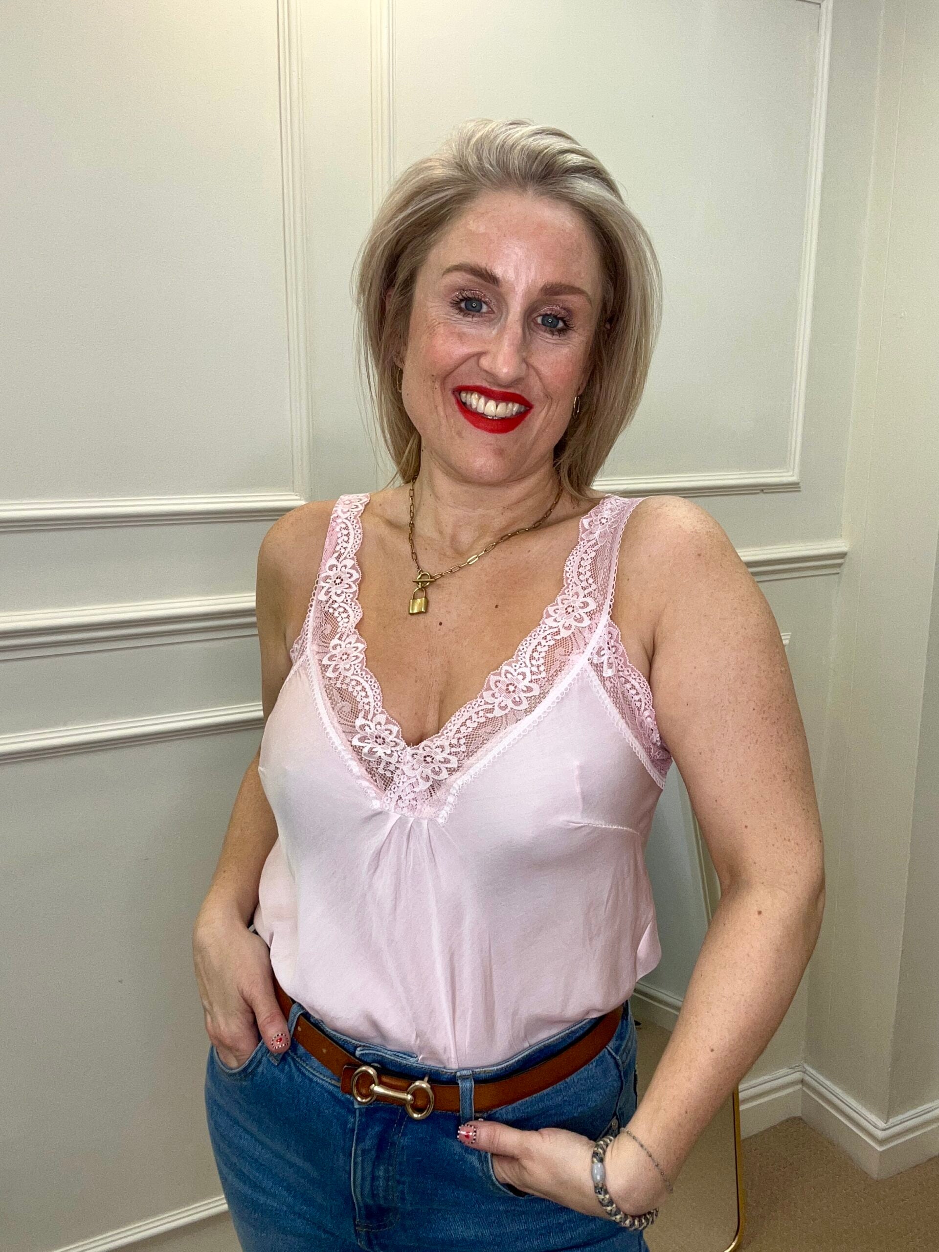 Ali Camisole, Baby Pink image 0