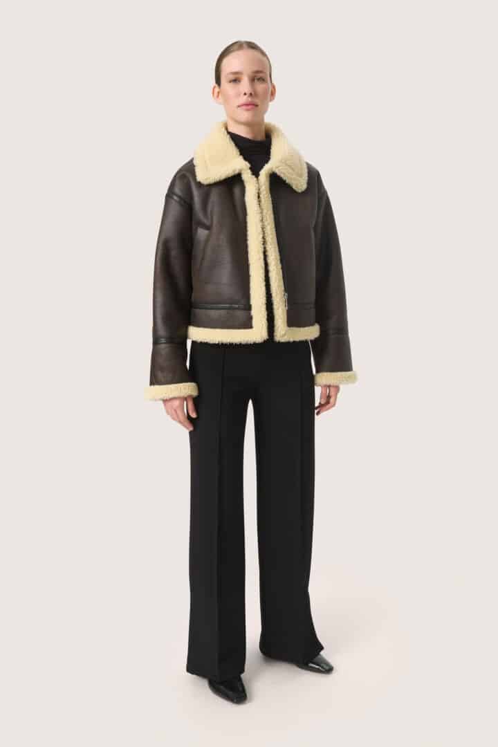 Elora Aviator Jacket, Black image 3