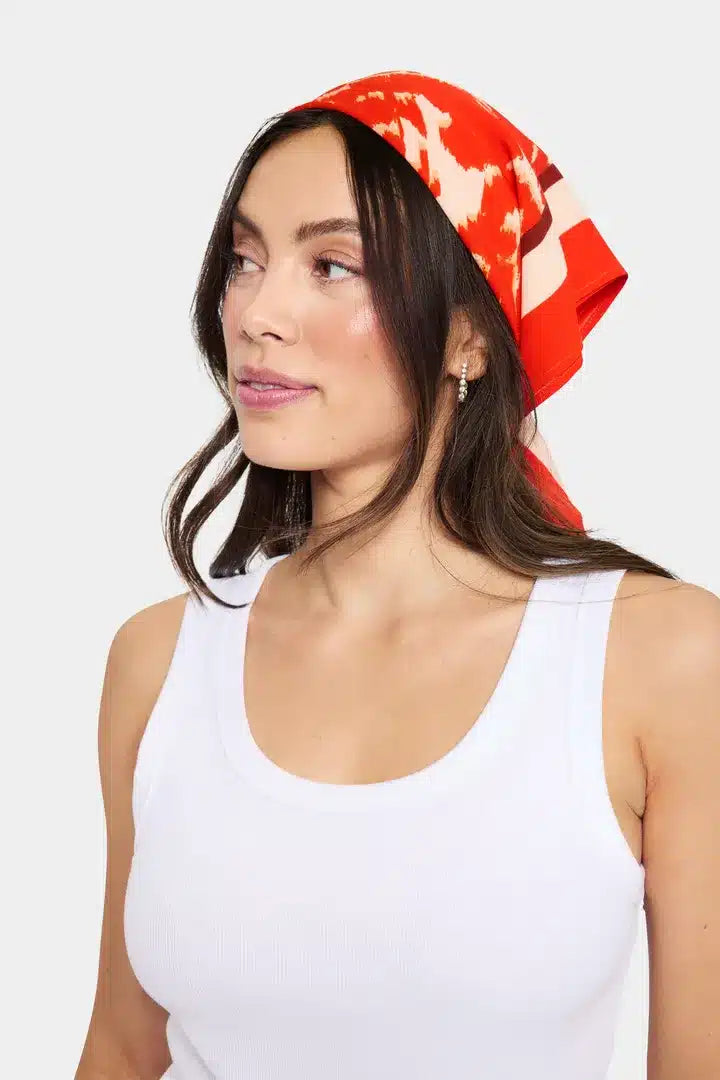 Khloe Scarf, Poinciana Water Blooms image 1