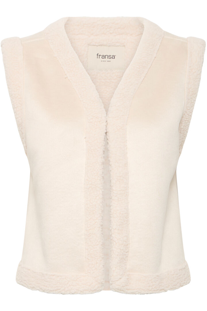 Elektra Waistcoat, Limestone Melange image 1