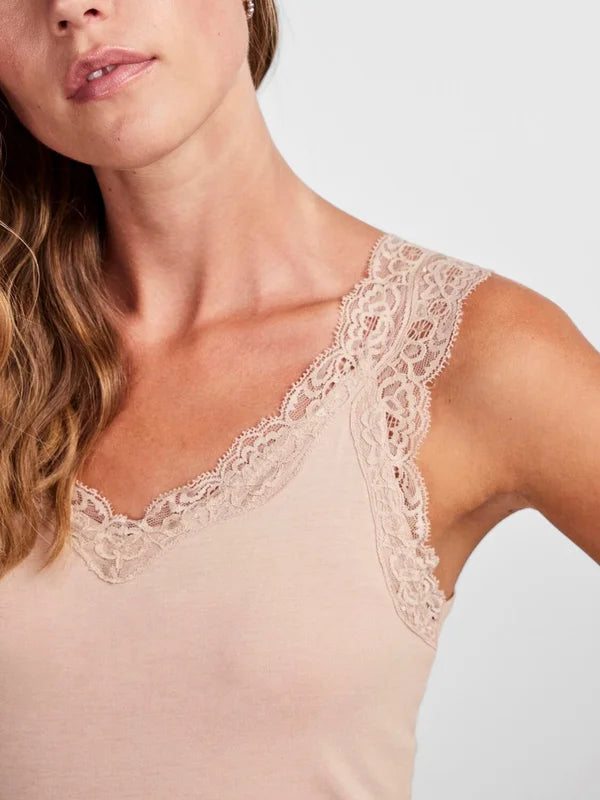 Barbera Lacy Top, Warm Taupe image 2