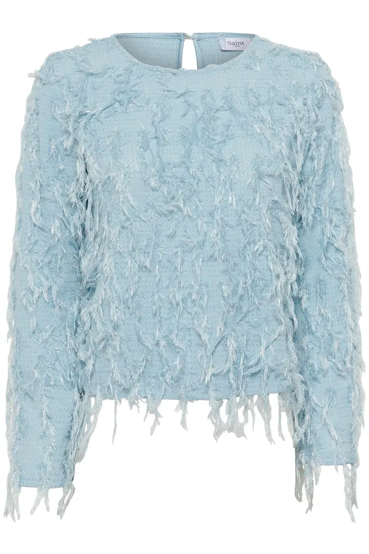 Ninette Blouse, Sterling Blue image 4