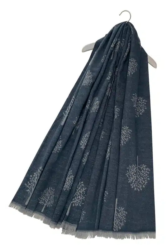Reversible Woodland Tree Print Scarf image 1