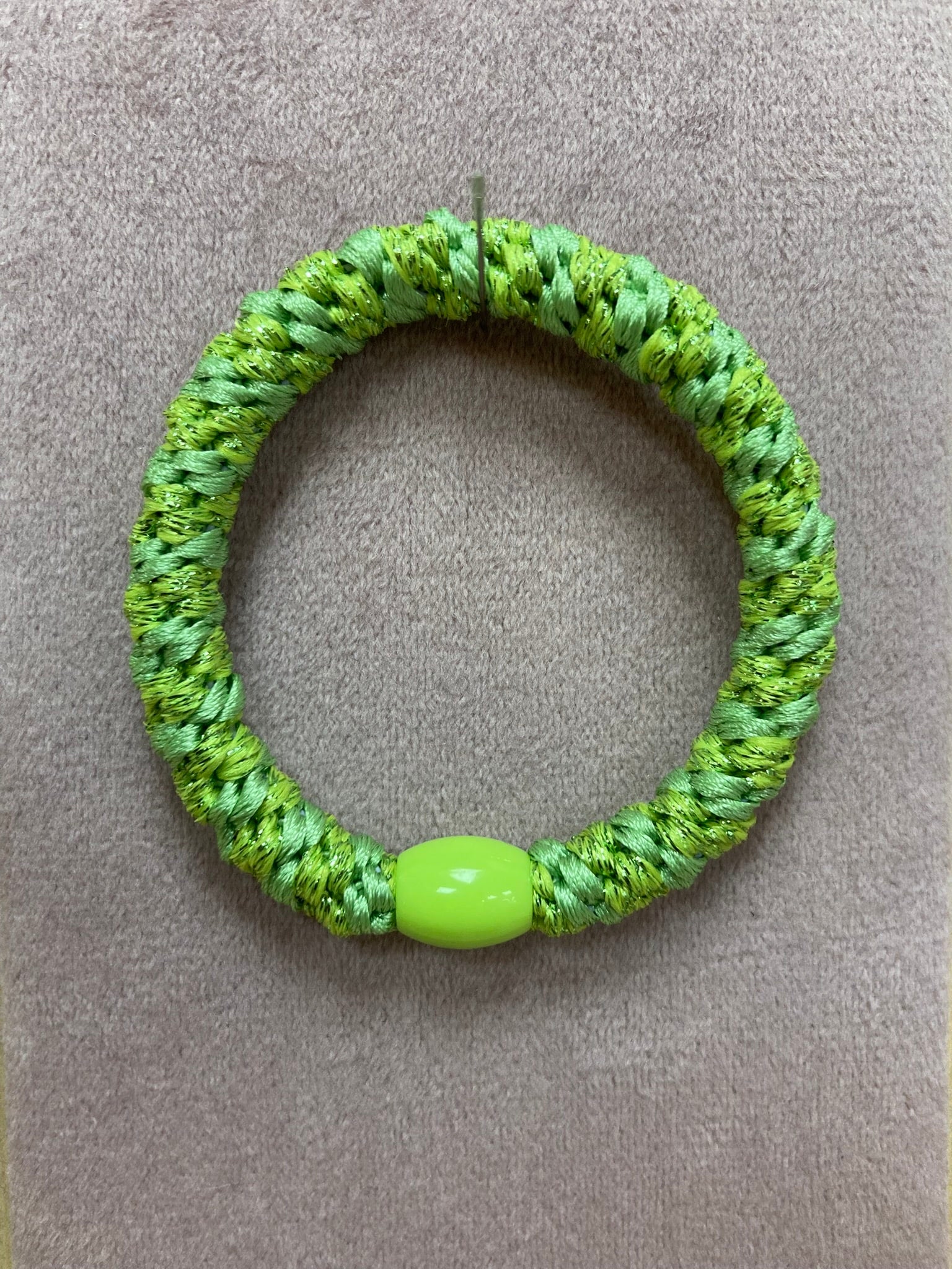 Kally Hair/Bracelet Elastic, Bright Green image 0
