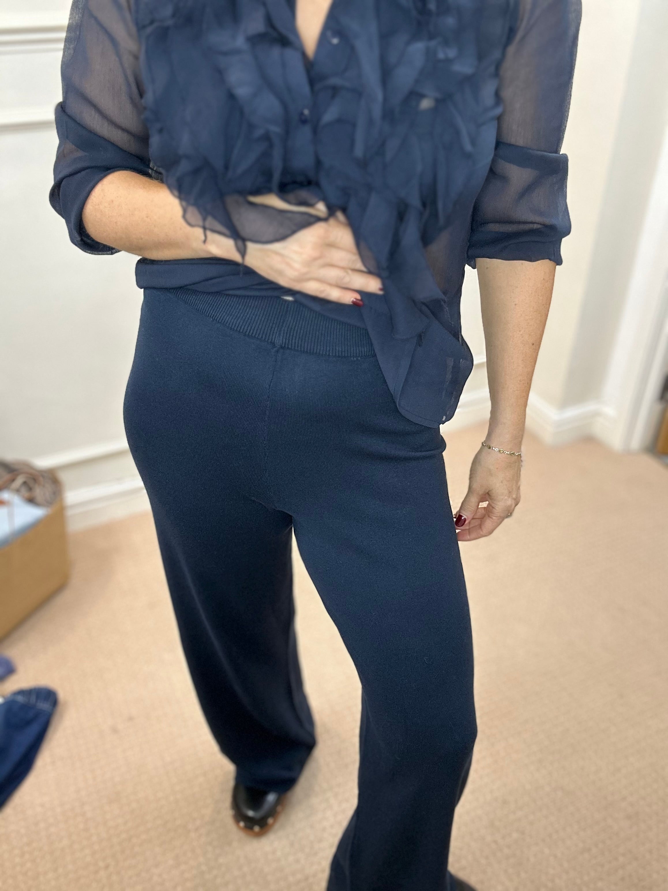 Orla Trouser, Navy Blazer image 2