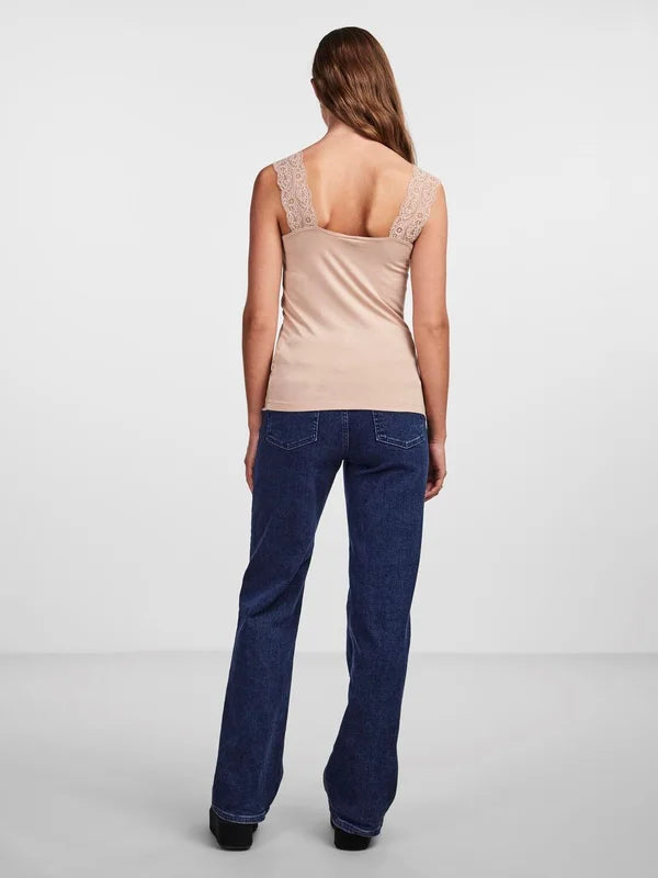 Barbera Lacy Top, Warm Taupe image 3
