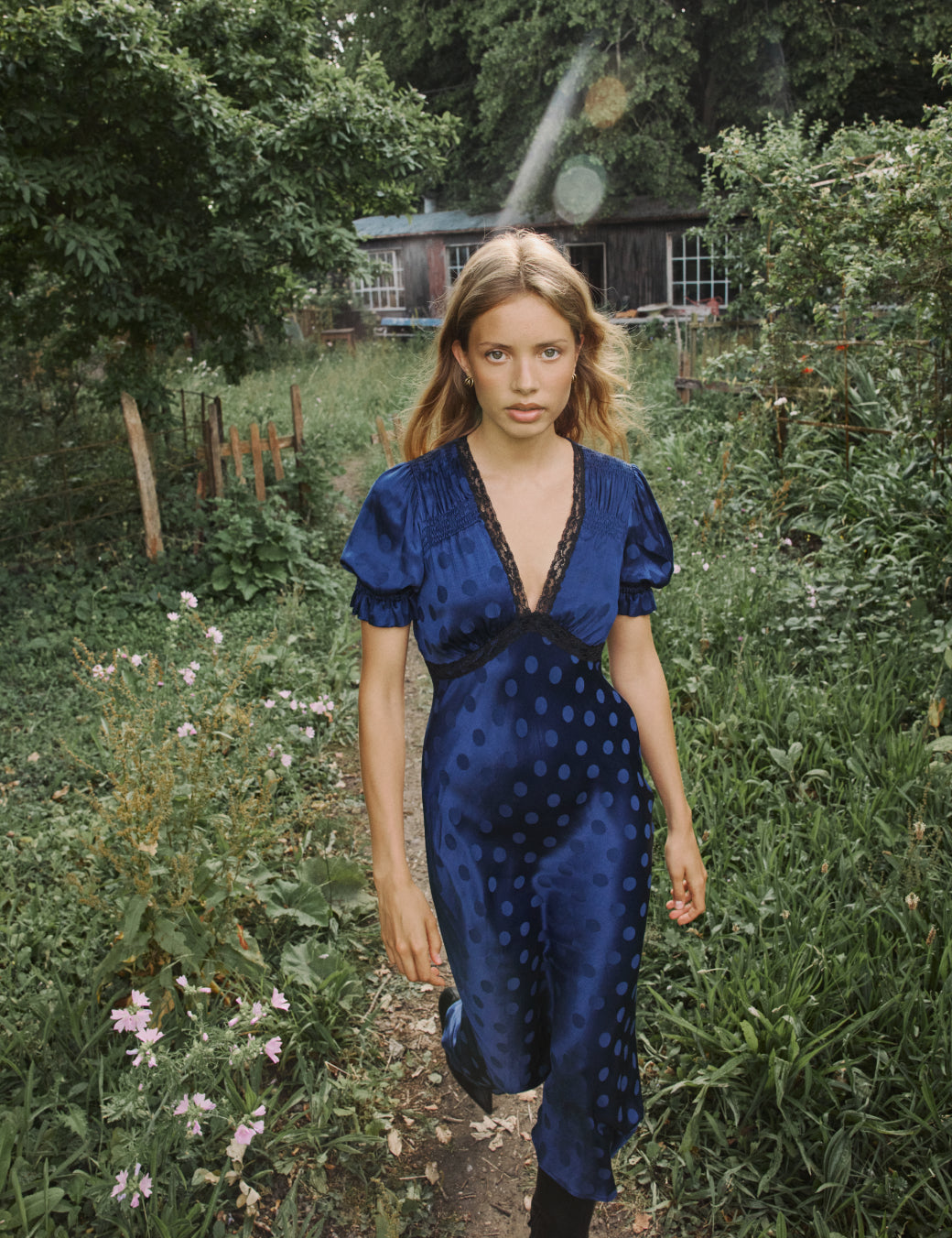 Angela Midi Dress, Midnight Blue image 0