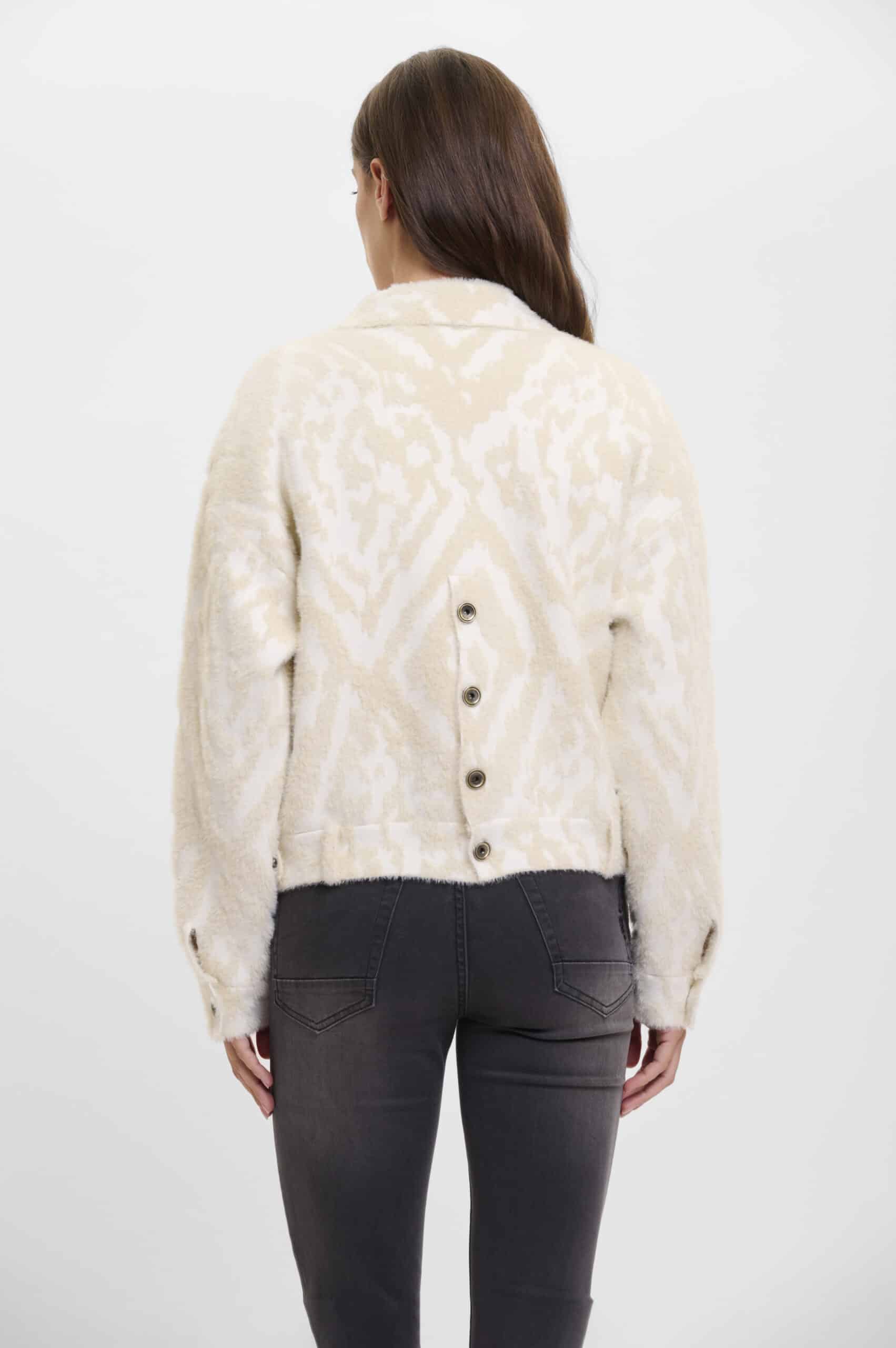 Bubbly Boxy Jacket, Birch ikat image 1
