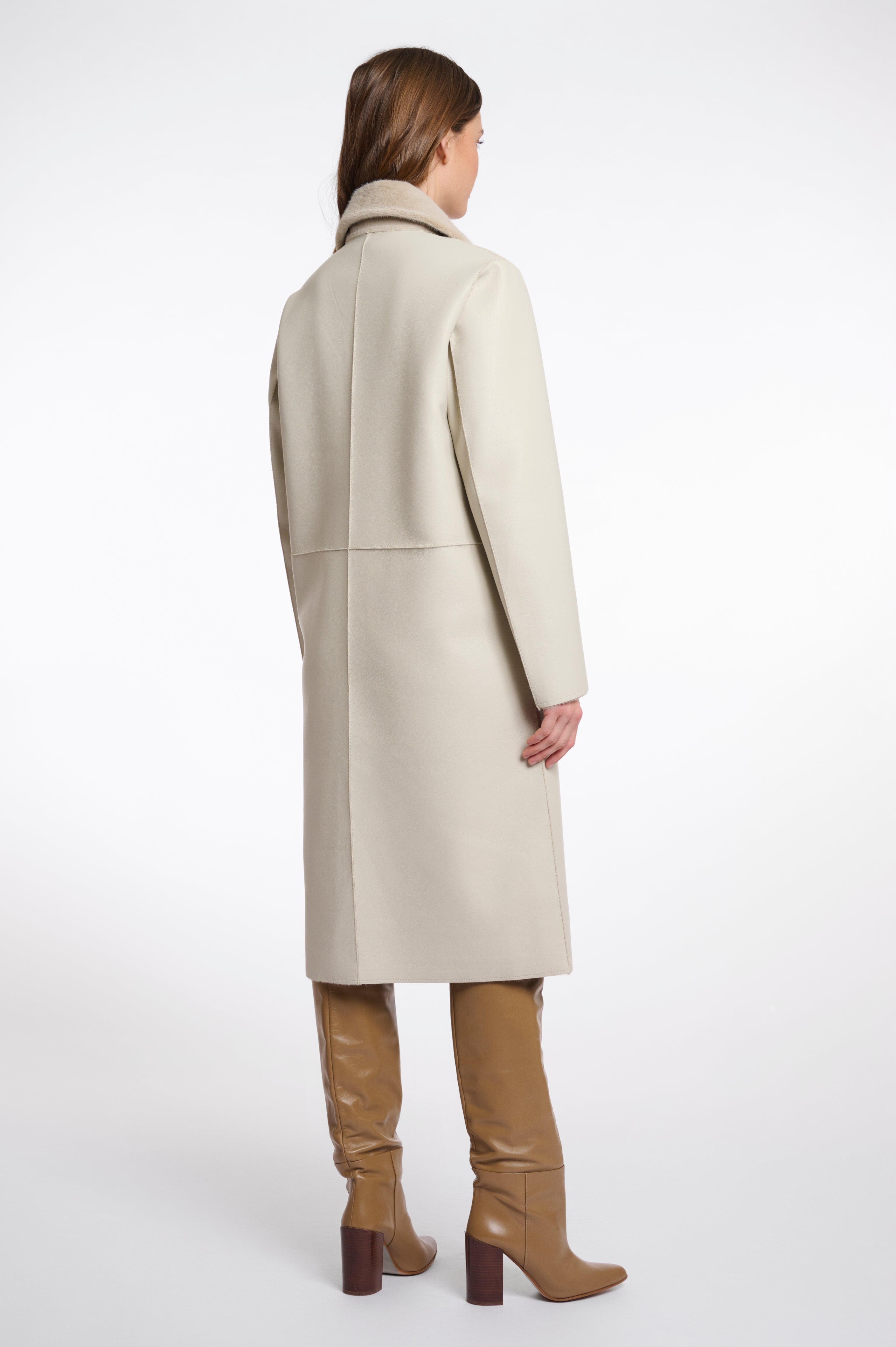 Tatiana Reversible Coat, Birch image 3